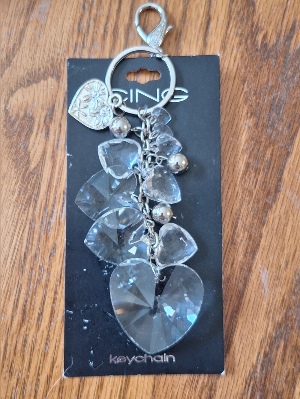Hanging Hearts Keychain